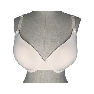 LIVELY The T-Shirt Bra sz 36DD * Cream Colored Convertible Racerback Lace Detail